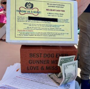 Dog Park Donation box