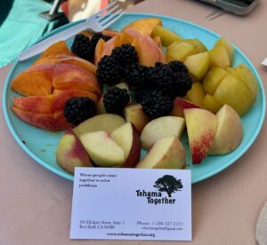 Fruit dish from local produce